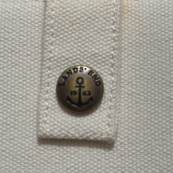 Like New Lands End Nook/Kindle Fire Holder-6.5x9.5-Snap Closure-Teal/White - Picture 3 of 9